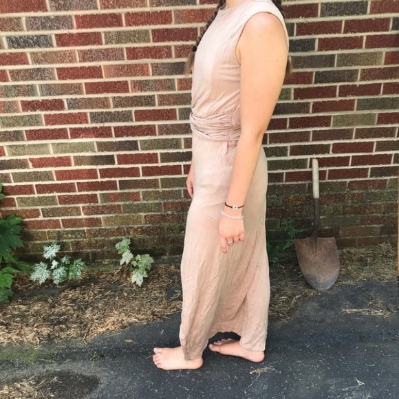 Forever 21 Tan High Slit Maxi Dress - Picture 9 of 9